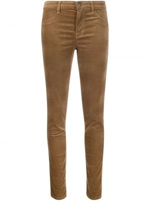 Pantalones slim fit J Brand marrón