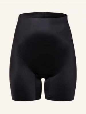 Satynowe spodnie Spanx czarne