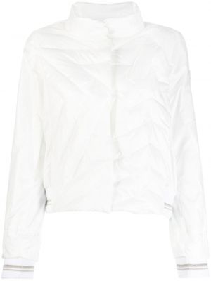 Prošívaná péřová bunda s hvězdami Lorena Antoniazzi bílá