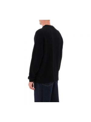 Jersey de lana a rayas de tela jersey Closed negro