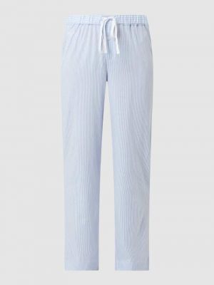 Spodnie w paski Lauren Ralph Lauren niebieskie