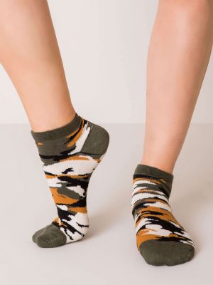 Čarape Fashionhunters kaki