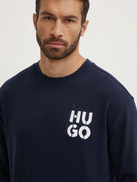 Długa bluza z nadrukiem Hugo