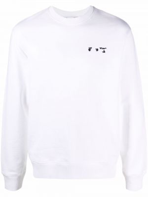 Langes sweatshirt Off-white weiß