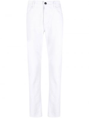 Памучни прав панталон 3x1 бяло