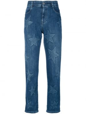 Stjernemønster jeans 7/8 Stella Mccartney blå