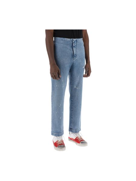 Straight jeans mit taschen Mm6 Maison Margiela blau