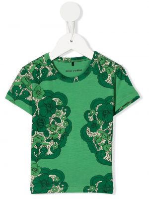 T-shirt a fiori Mini Rodini verde