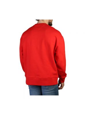Bluza bawełniana Tommy Hilfiger czerwona