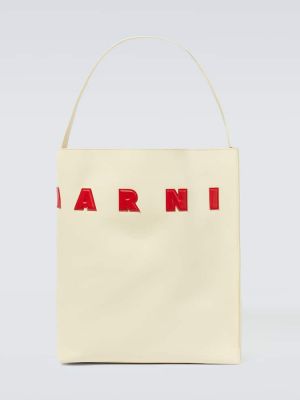 Leder shopper handtasche Marni braun