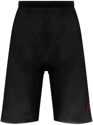 Pantaloncini sportivi con stampa Dsquared2 nero