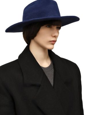 Фетровая шляпа Giorgio Armani синяя