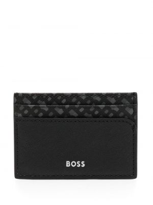 Kožená peňaženka s potlačou Boss