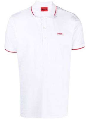 Poloshirt Hugo hvid