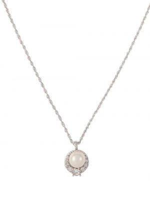 Prívesok s perlami Nina Ricci strieborná