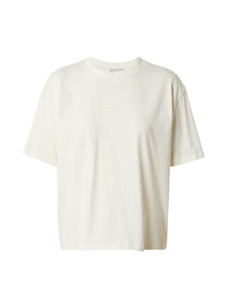 Памучна тениска Tom Tailor Denim бяло