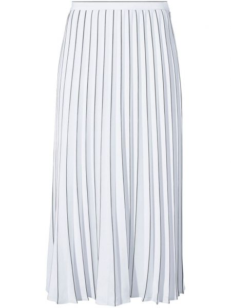 Spódnica trapezowa plisowana z krepy Proenza Schouler White Label