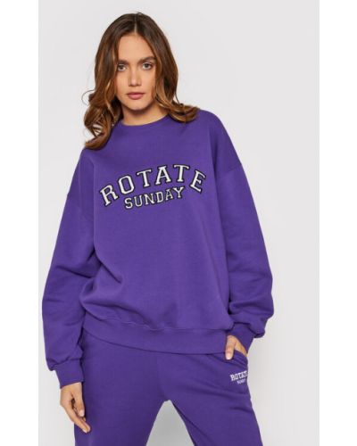 Bluza oversize Rotate, fioletowy