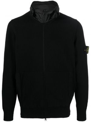 Tröja med huva Stone Island svart