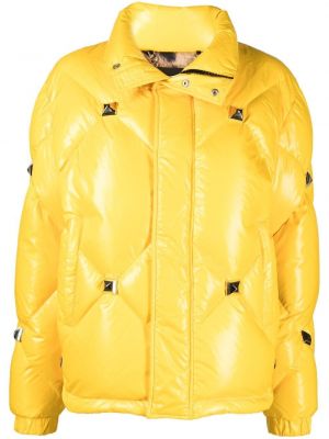 Péřová bunda Philipp Plein žlutá