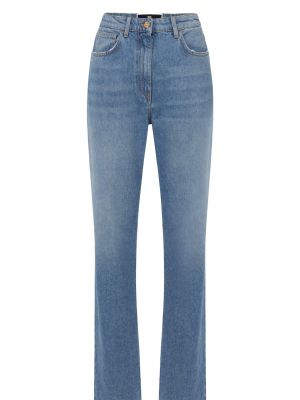 Голубые прямые джинсы Elisabetta Franchi