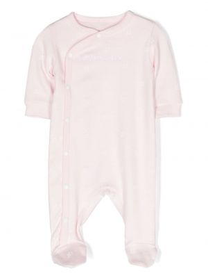 Printti kirjonta pyjama tytöille Givenchy Kids pinkki