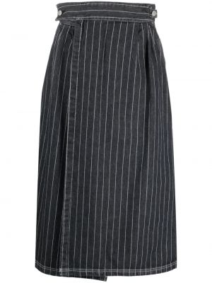 Pruhovaná džínsová sukňa Carhartt Wip