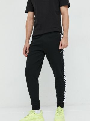 Панталон с апликация Superdry черно