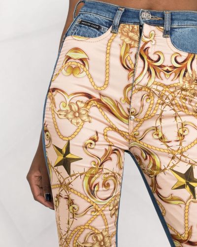 Skinny džíny s potiskem Philipp Plein