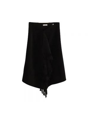 Spódnica wełniana Balenciaga Vintage czarna