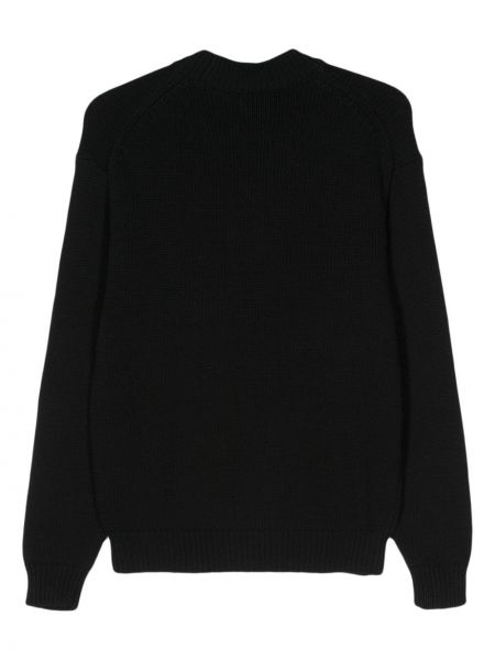 Chunky svetr s tygřím vzorem Kenzo černý