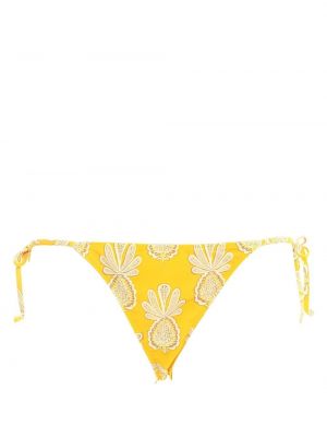 Bikini mit print La Doublej gelb
