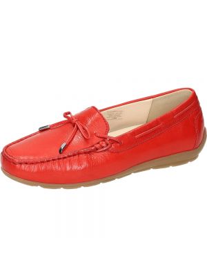 Loafers de cuero Ara rojo