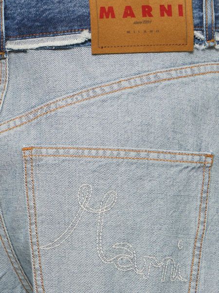 Voľné bavlnené džínsy Marni