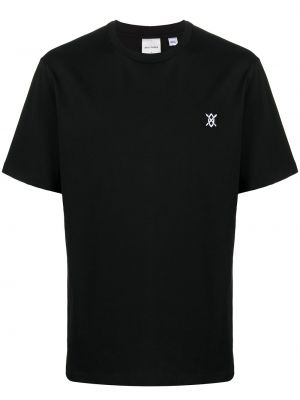 T-krekls ar izšuvumiem Daily Paper melns