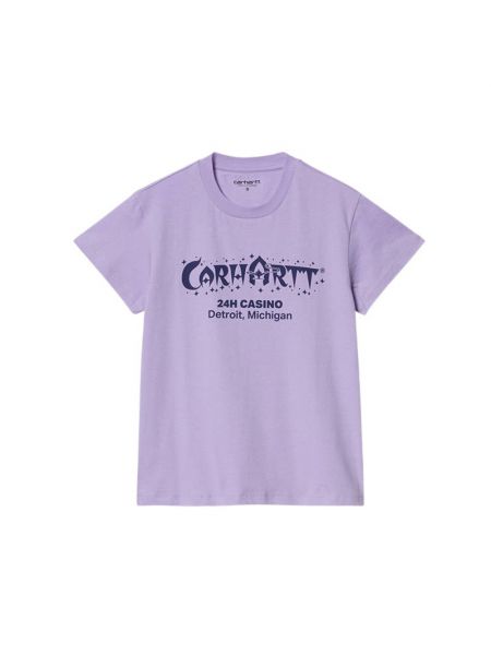 T-shirt Carhartt Wip, fioletowy
