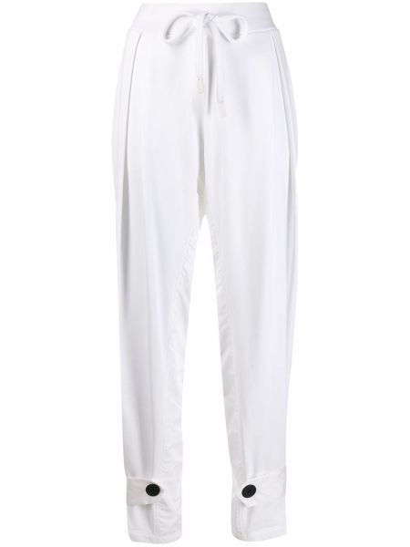 Pantalones de chándal plisados No Ka' Oi blanco