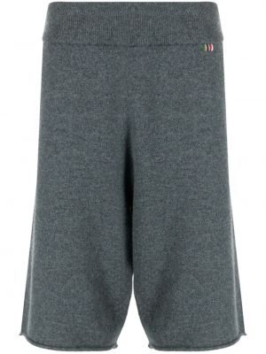 Shorts de sport en cachemire Extreme Cashmere gris