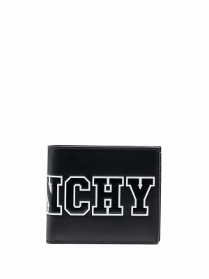 Peňaženka s potlačou Givenchy čierna