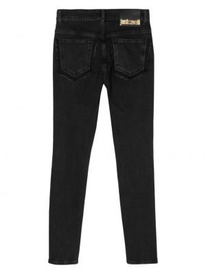 Jeans skinny à franges Just Cavalli noir
