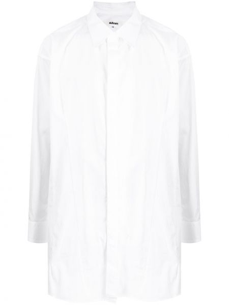 Oversized πουκάμισο Sulvam λευκό