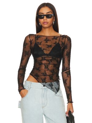 Top Free People schwarz