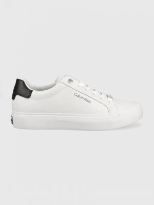 Ниски обувки Calvin Klein бяло