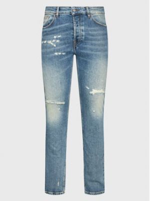 Jeans skinny slim Young Poets Society bleu