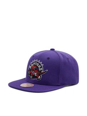Kepurė su snapeliu Mitchell & Ness violetinė