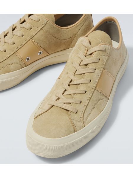 Süet sneaker Tom Ford bej