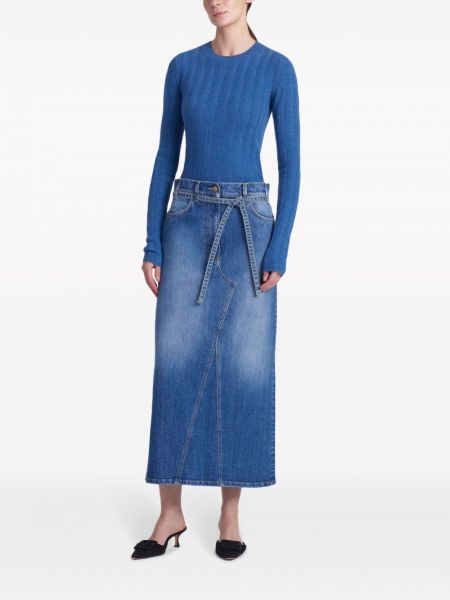 Spódnica jeansowa Altuzarra niebieska