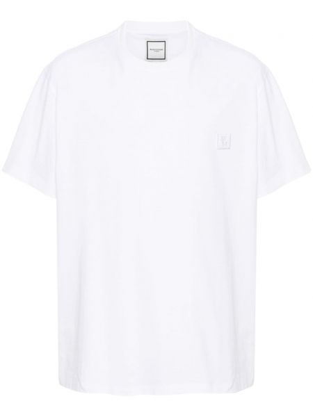 Bavlnené tričko Wooyoungmi biela