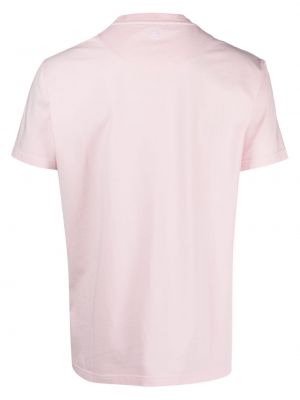 Medvilninis siuvinėtas marškinėliai Manuel Ritz rožinė
