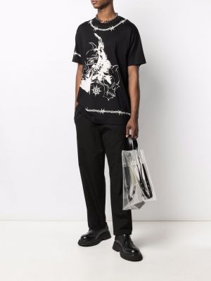 T-shirt avec manches courtes Givenchy noir
